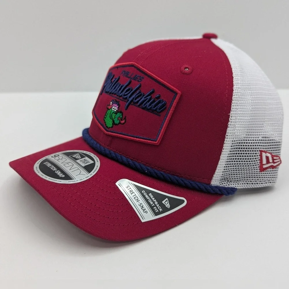 New Era 9SEVENTY Philadelphia Phillies Phillie Phanatic Trucker Hat Red 60591959